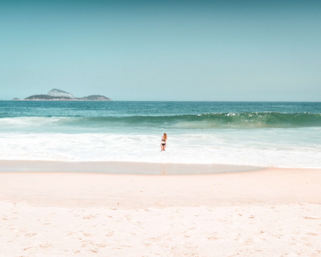 Praia de São Conrado no Rio de Janeiro