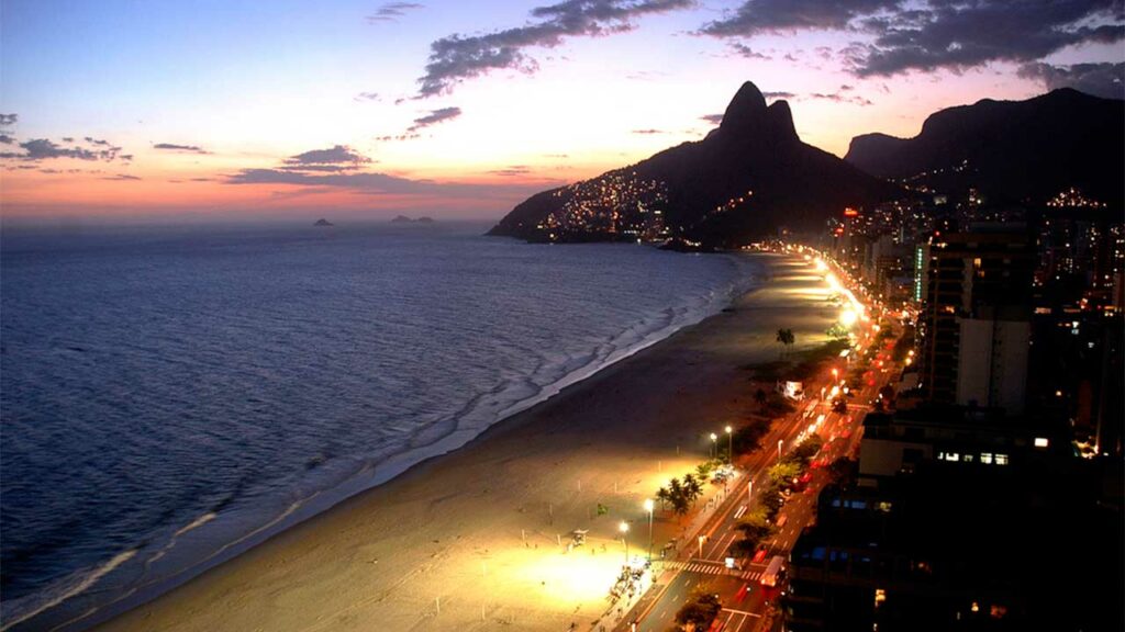 Leblon a noite Rio de Janeiro