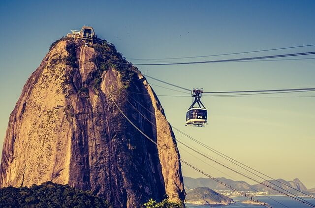 Vista de cima do Pão de Açúcar