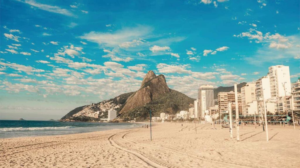 Praia bairro Leblon Rio de Janeiro