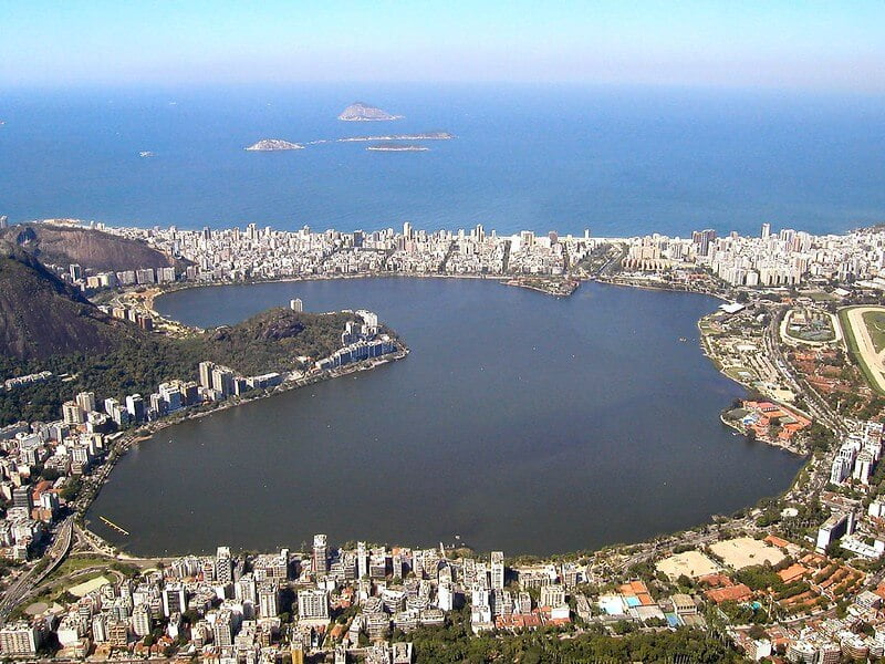 Lagoa no Rio de Janeiro