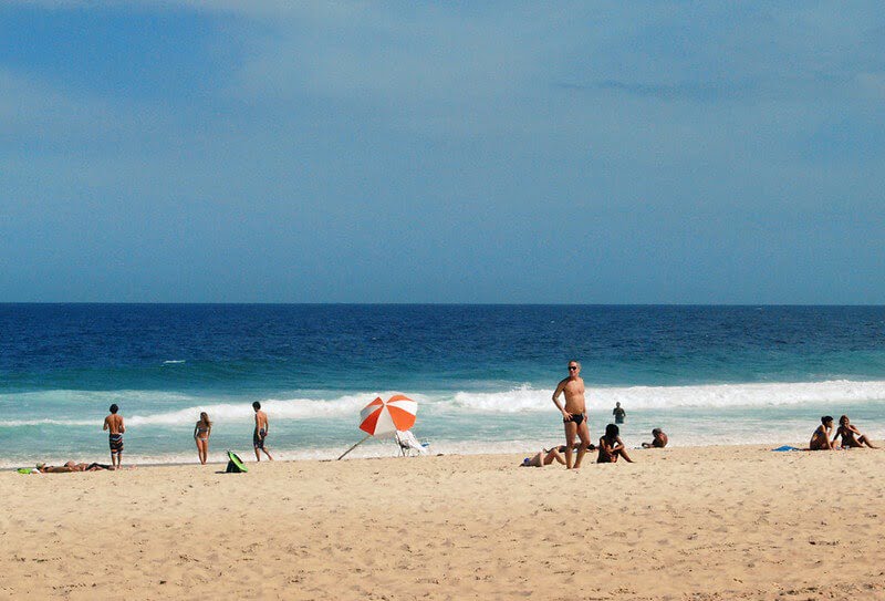 Praia de Ipanema no Rio