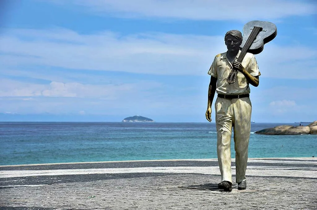 Estátua Tom Jobim Praia de Ipanema Rio de Janeiro