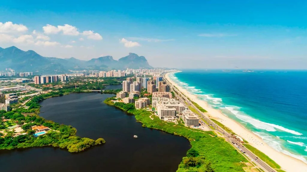Vista aérea Barra da Tijuca Rio de Janeiro