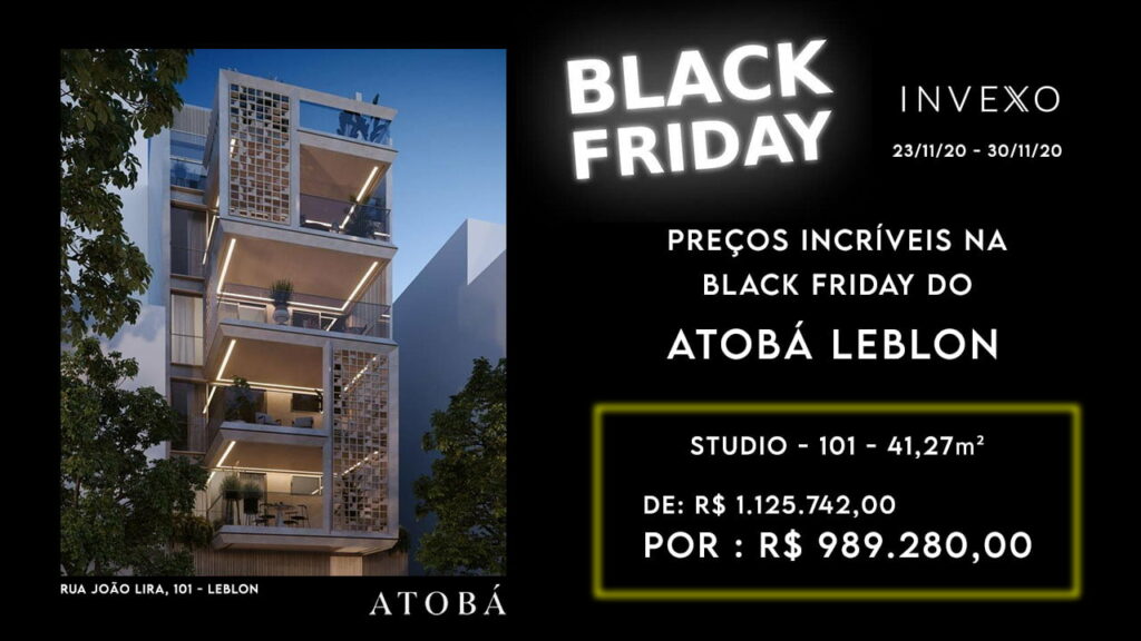 Black Friday de imóveis no Leblon