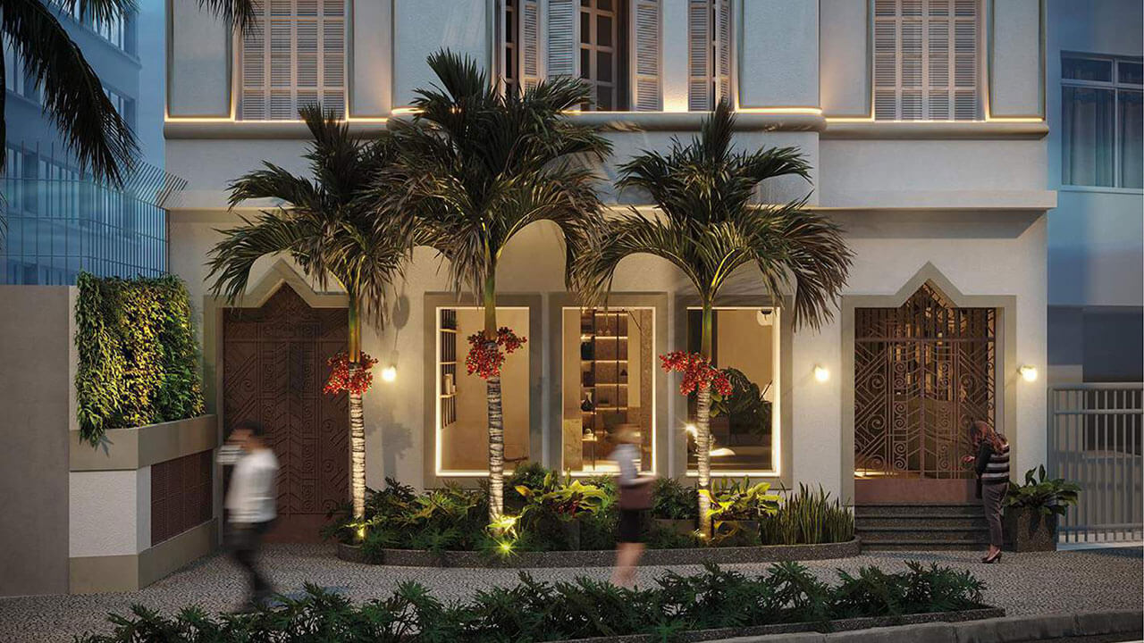 Fachada do Paysandu 23 Flamengo Rio de Janeiro