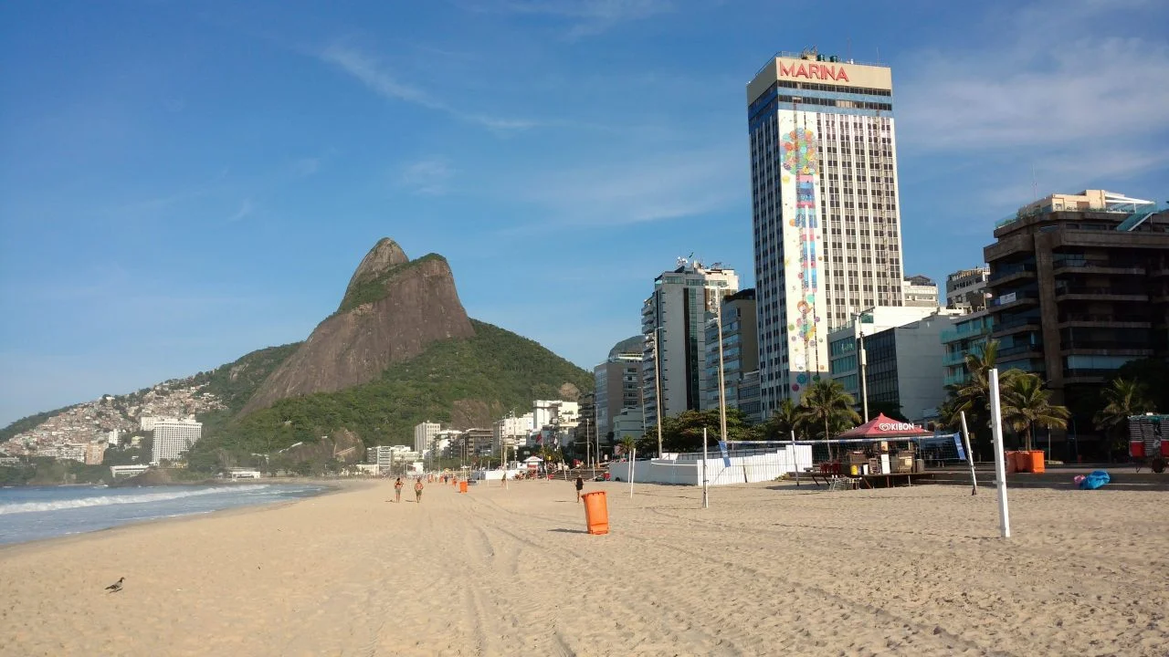 orla da praia do leblon