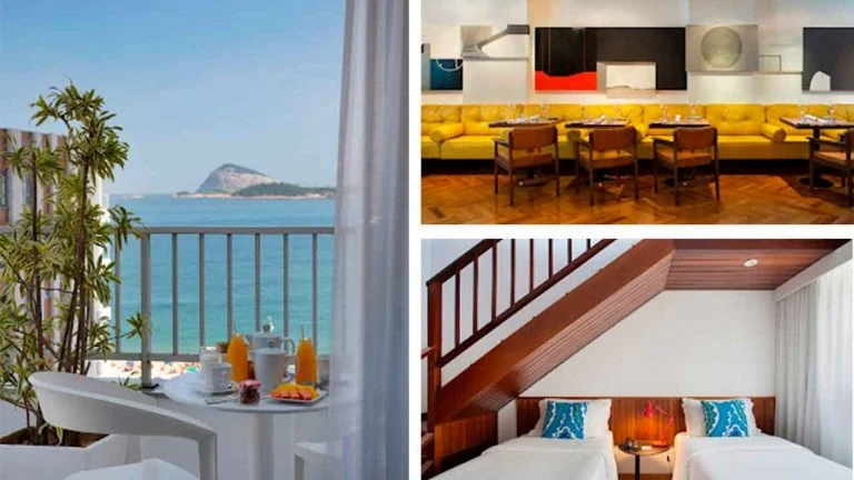Acomodações exclusivas no Ipanema Inn no Rio de Janeiro