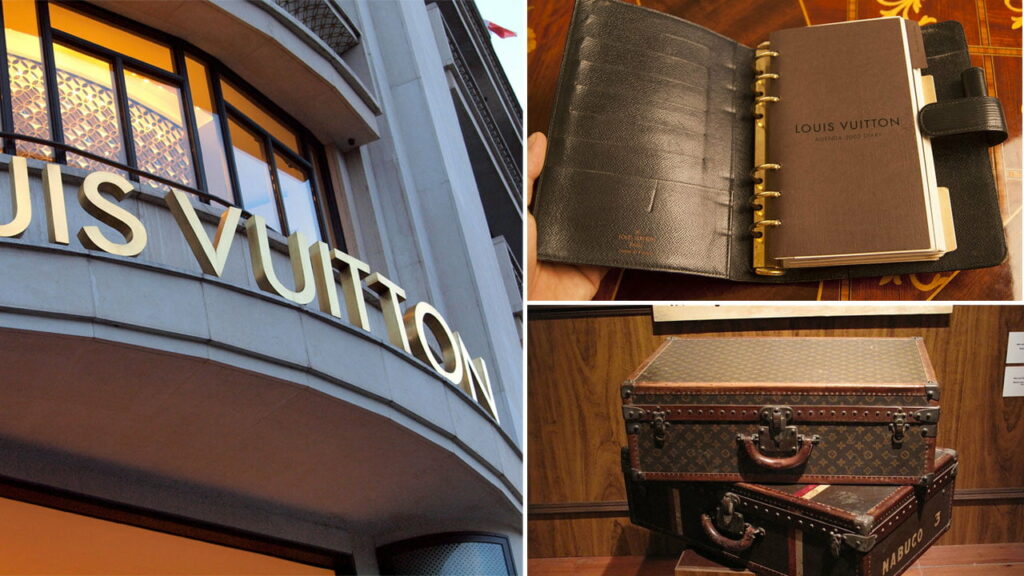 Bolsa de couro Louis Vuitton - Grandes Grifes