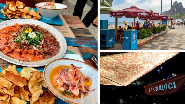 Receitas peruanas na La Carioca Cevicheria em Ipanema