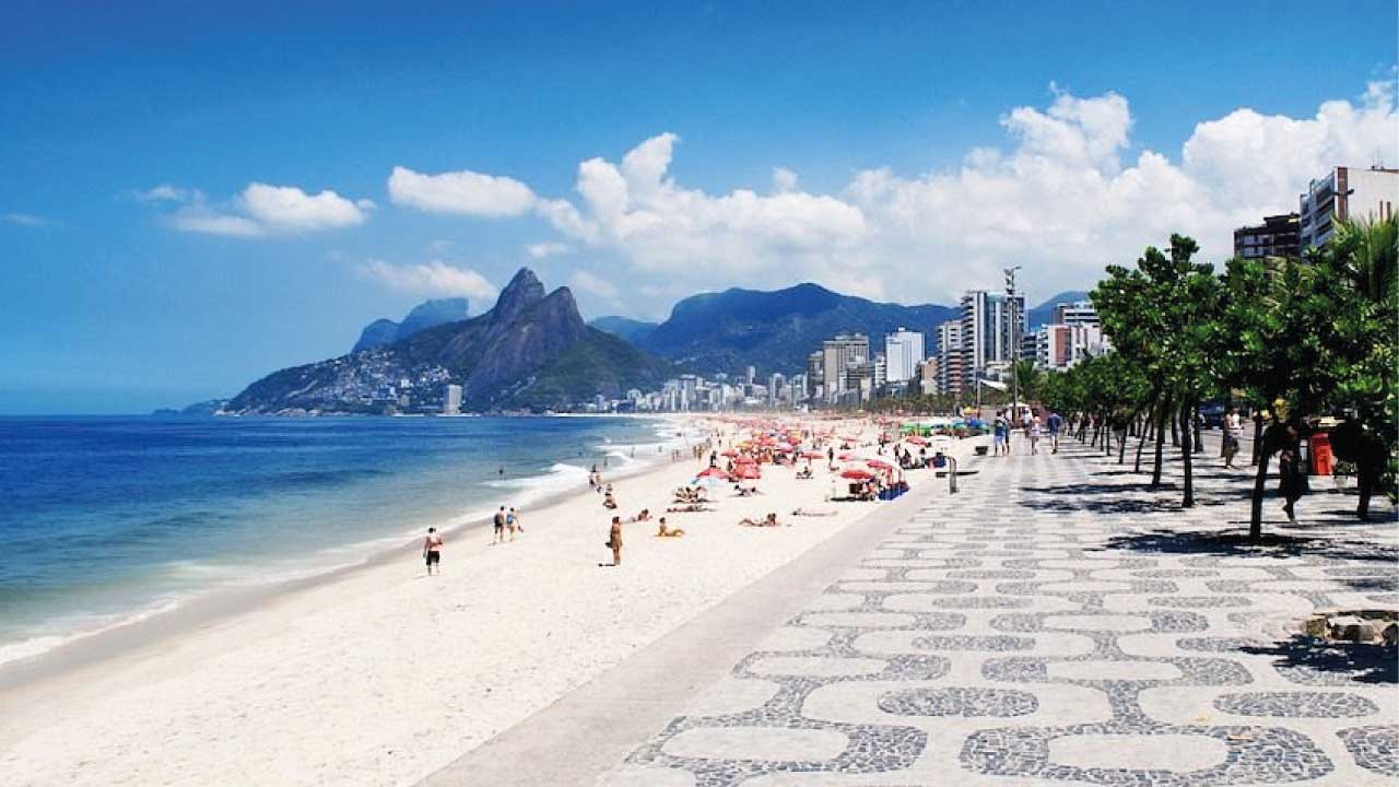 Praia Bar na orla de Ipanema Rio de Janeiro