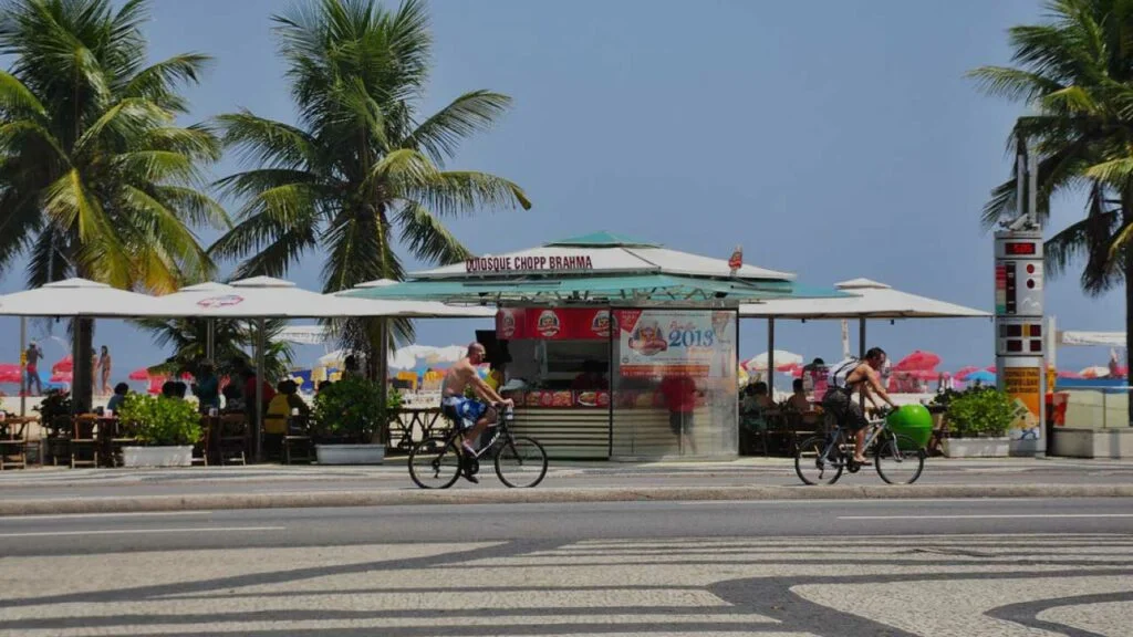 Comércio calçadão de Copacabana Rio de Janeiro