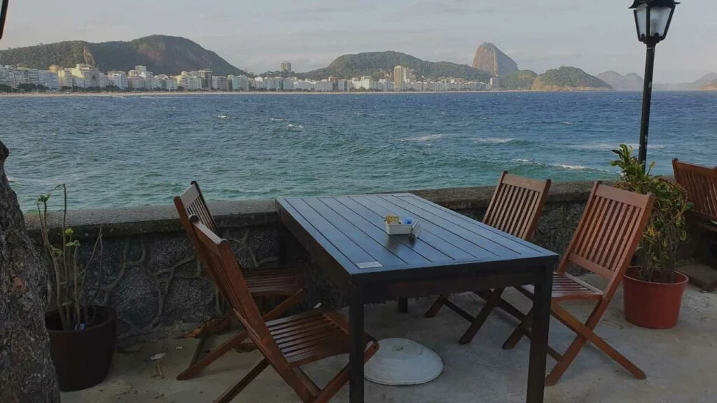 Vista para o mar Forte de Copacabana Rio de Janeiro