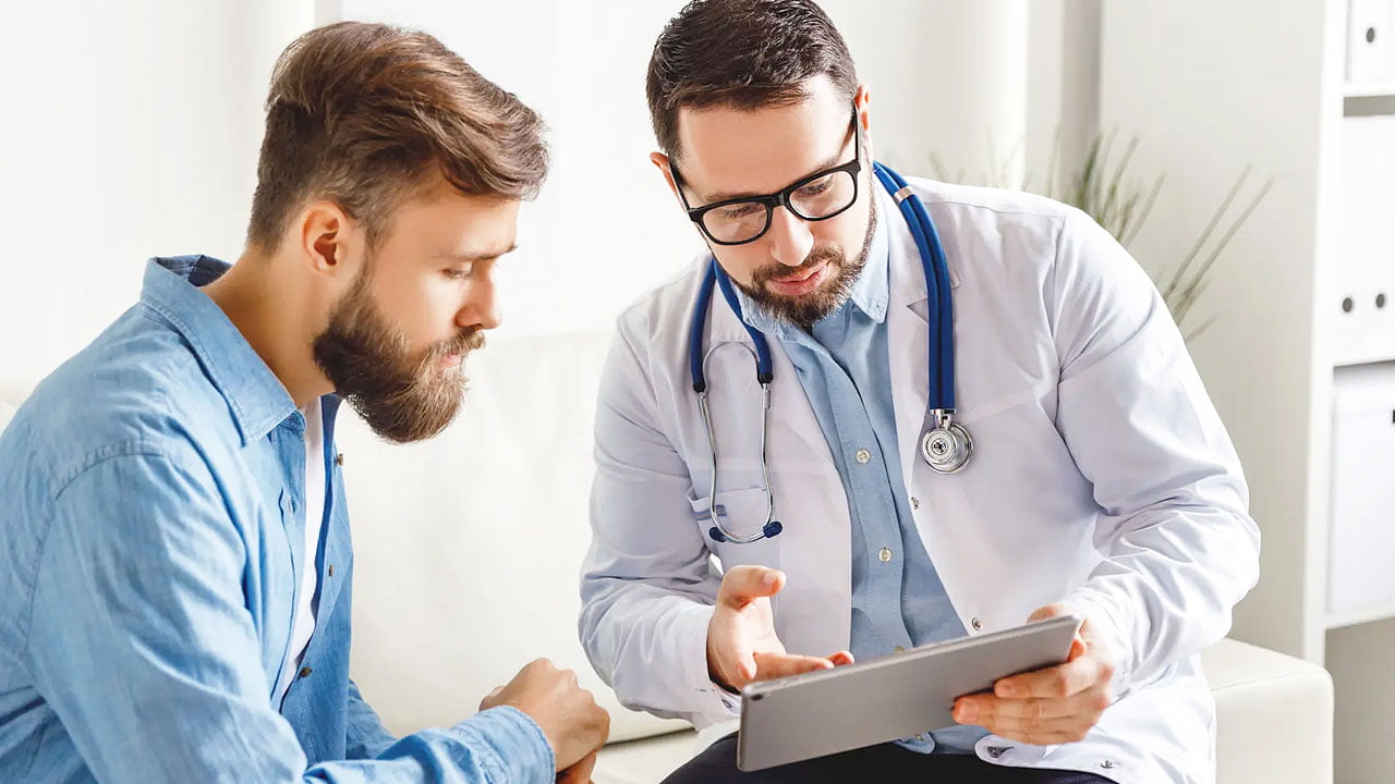 Médico e paciente Hospitais em Laranjeiras Rio de Janeiro