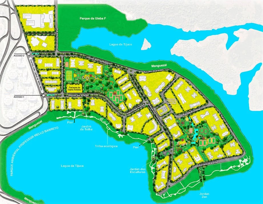 Mapa Da Peninsula Barra